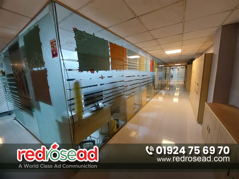 VINYL / CLEAR / FROSTED STICKER (PER SQFT) IN RED ROSE AD BD