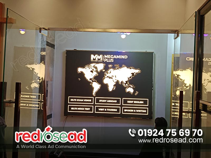 The 3d Led World Map For Megamind Plus Consultancy In BD.