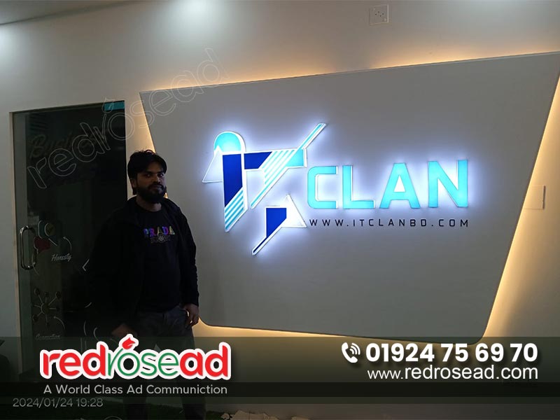 The 3D LED and Neon Logo Signboards in Gulshan Banani