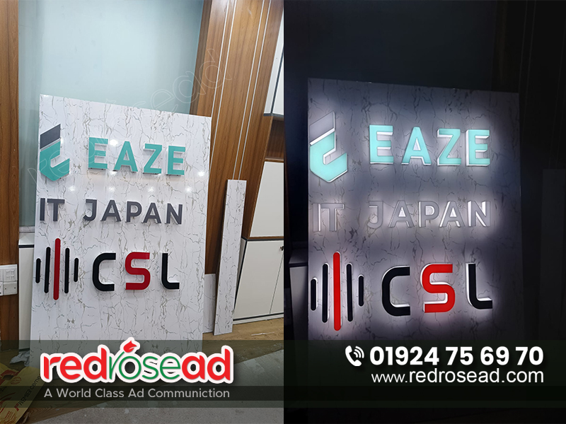 LED Sign Board with 3D Acrylic High Letters