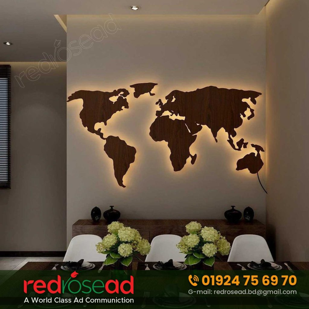 Best LED world map in Bangladesh
