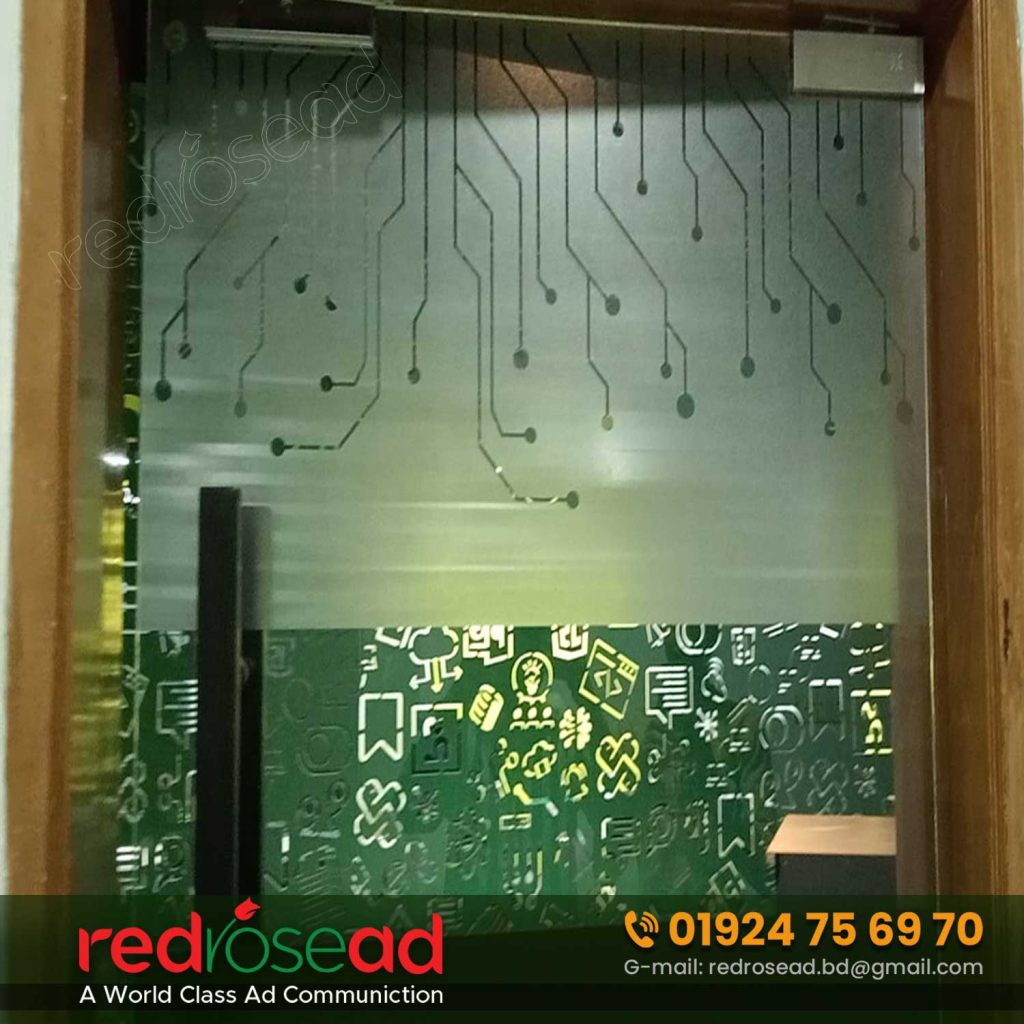 Get 100% Frosted Glass Sticker Price in Bangladesh