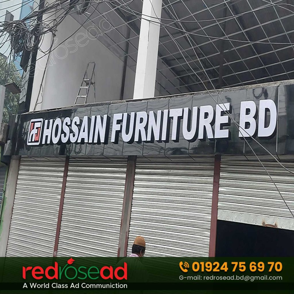 The Best 3D Acrylic Letter Signage in Bangladesh