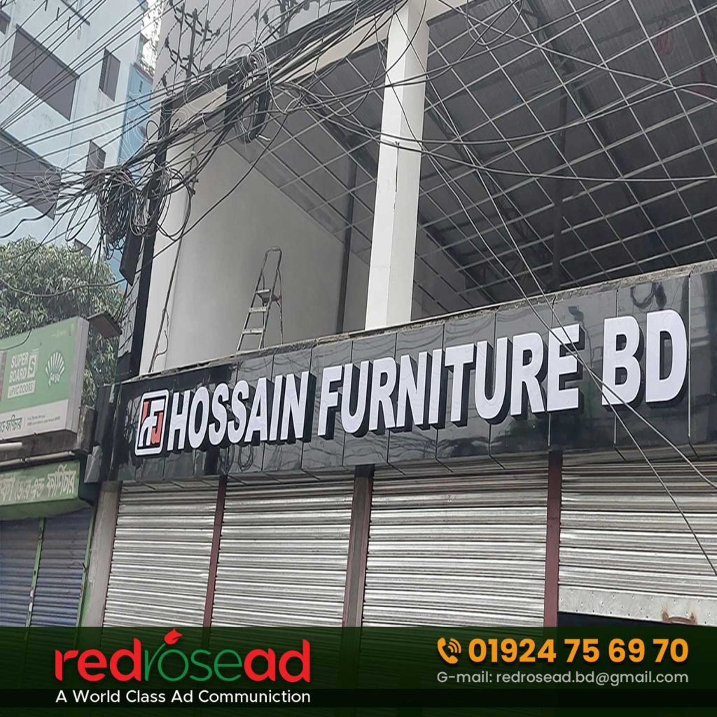 The Best 3D Acrylic Letter Signage in Bangladesh