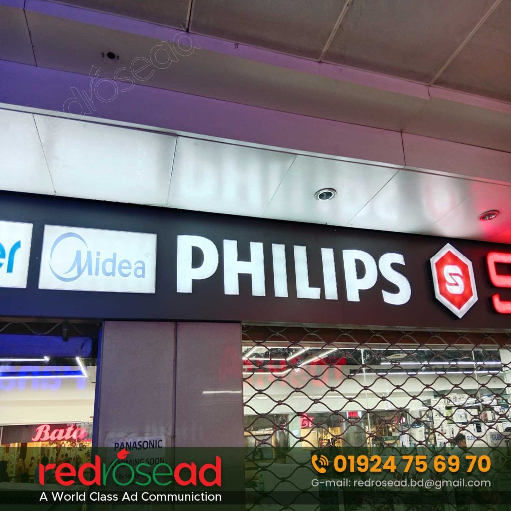 3D Acrylic High Letter LED Sign Board in Cox’s Bazar