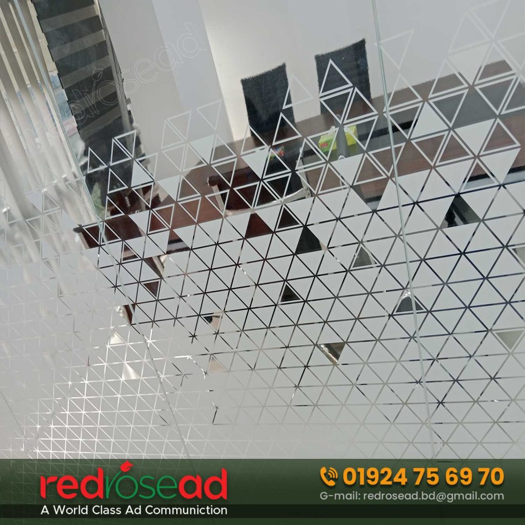 Retail Stores Frosted Glass Sticker in Bangladesh